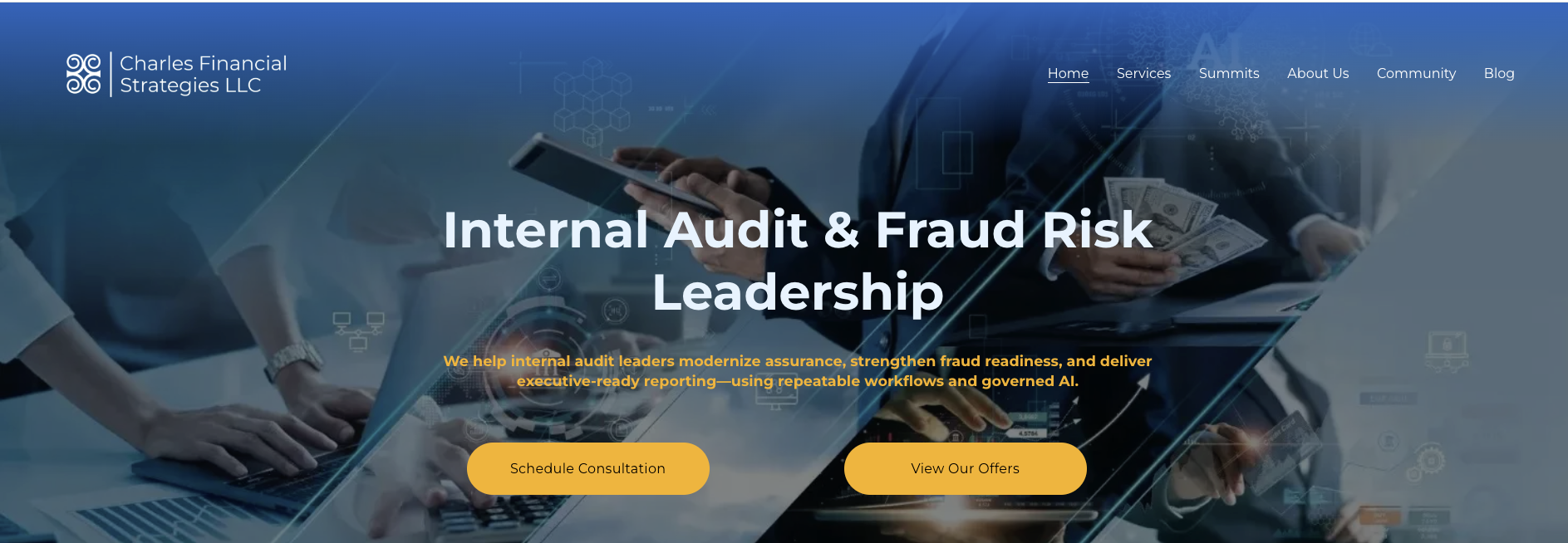 Website Redesign — Charles Financial Strategies — 3